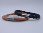 2 x Pacific pearl bracelets, Black and Orange