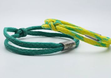 2 x Pacific pearl armbanden, Knoop