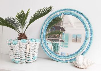 OceanTrash Spiegel Turquoise
