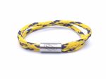 2 bracelets, yellow orange