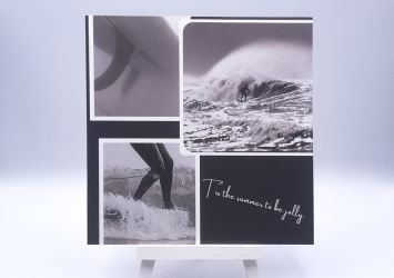 Greetingcard bnw surf