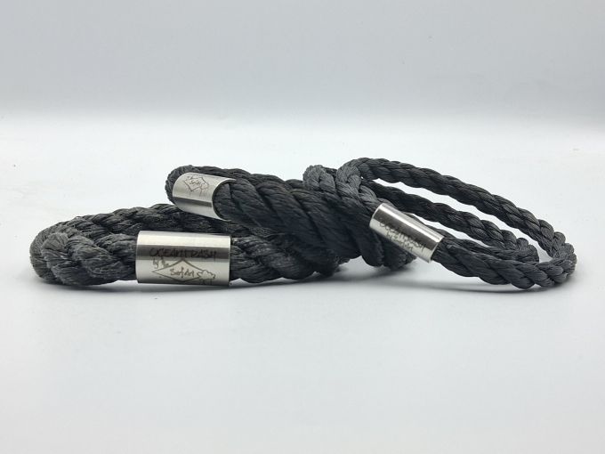 3 x Pacific pearl armbanden, Zwart