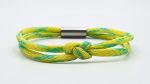 2 x Pacific pearl bracelets, Yellow and Purple
