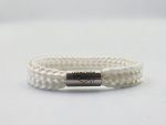 3 x Pacific pearl bracelets, green, blue and white