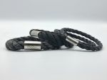 3 x Pacific pearl armbanden, Zwart