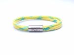 2 x Pacific pearl bracelets, Yellow and Green