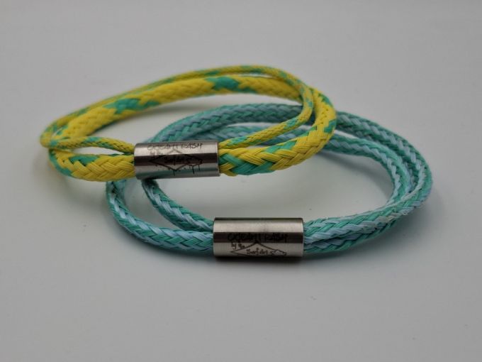 2 x Pacific pearl bracelets Small, Black and blue