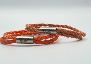 2 x Pacific pearl bracelets Small, orange