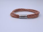 2 x Pacific pearl armbanden, Zwart en Oranje