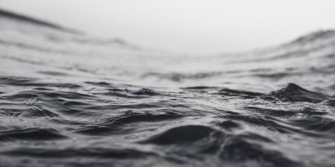 Surrounded by water