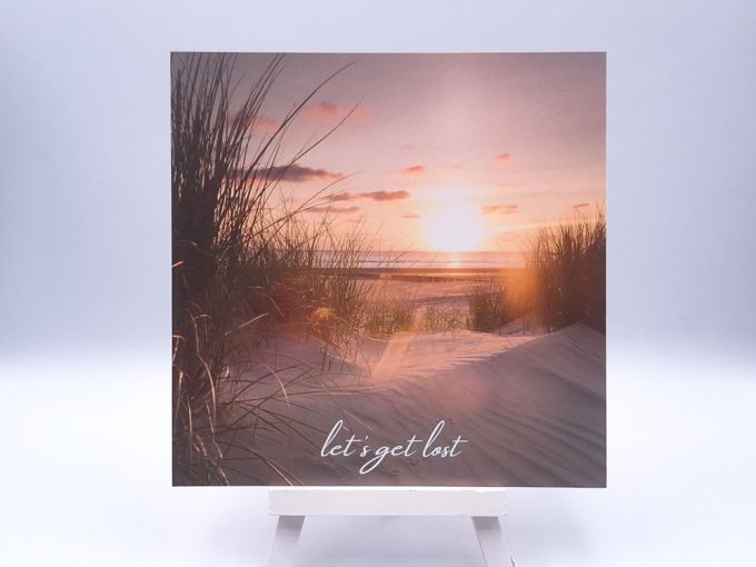 Greetingcard Lets get lost